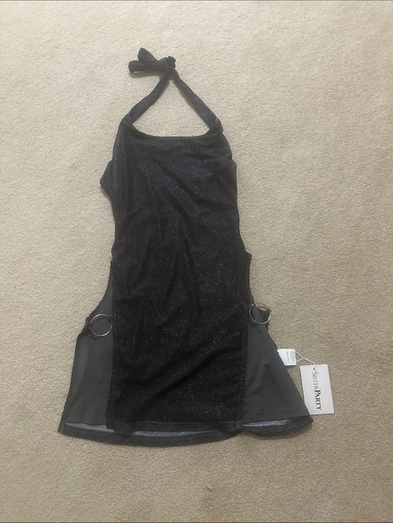 sister party Dresses & Skirts - Black Sparkle Halter Mini Dress
